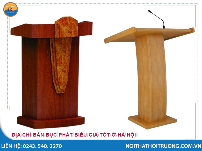 Địa chỉ bán bục phát biểu giá tốt ở Hà Nội