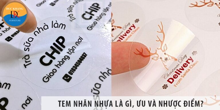 Tem nhãn nhựa là gì, ưu và nhược điểm?