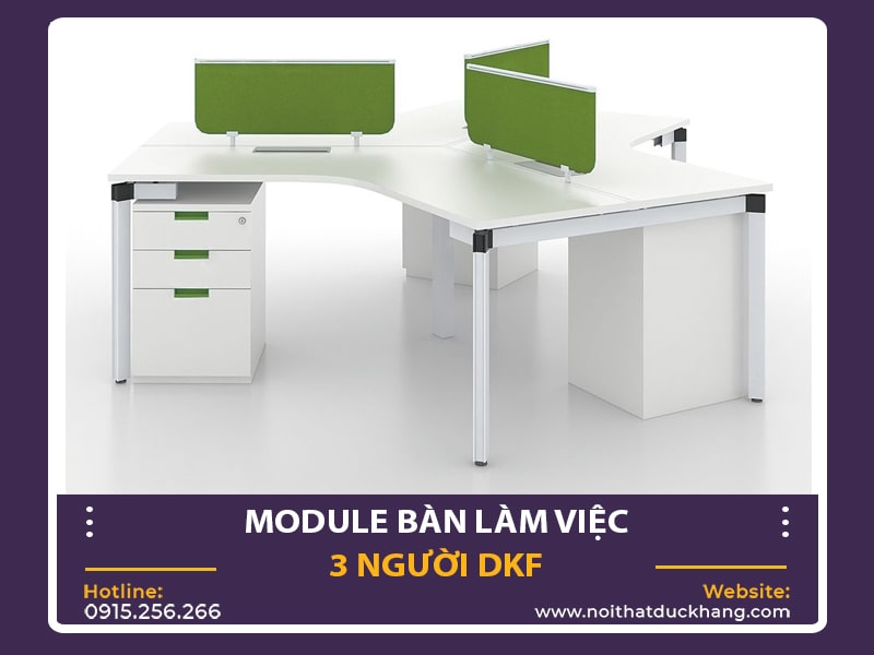 Top 5 địa chỉ bán bàn làm việc 3 người hàng đầu hiện nay