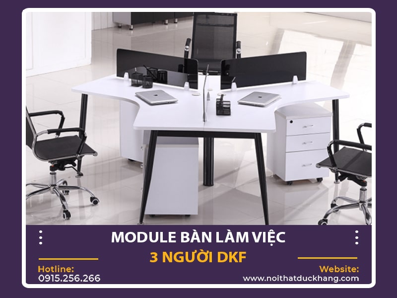 Top 5 địa chỉ bán bàn làm việc 3 người hàng đầu hiện nay