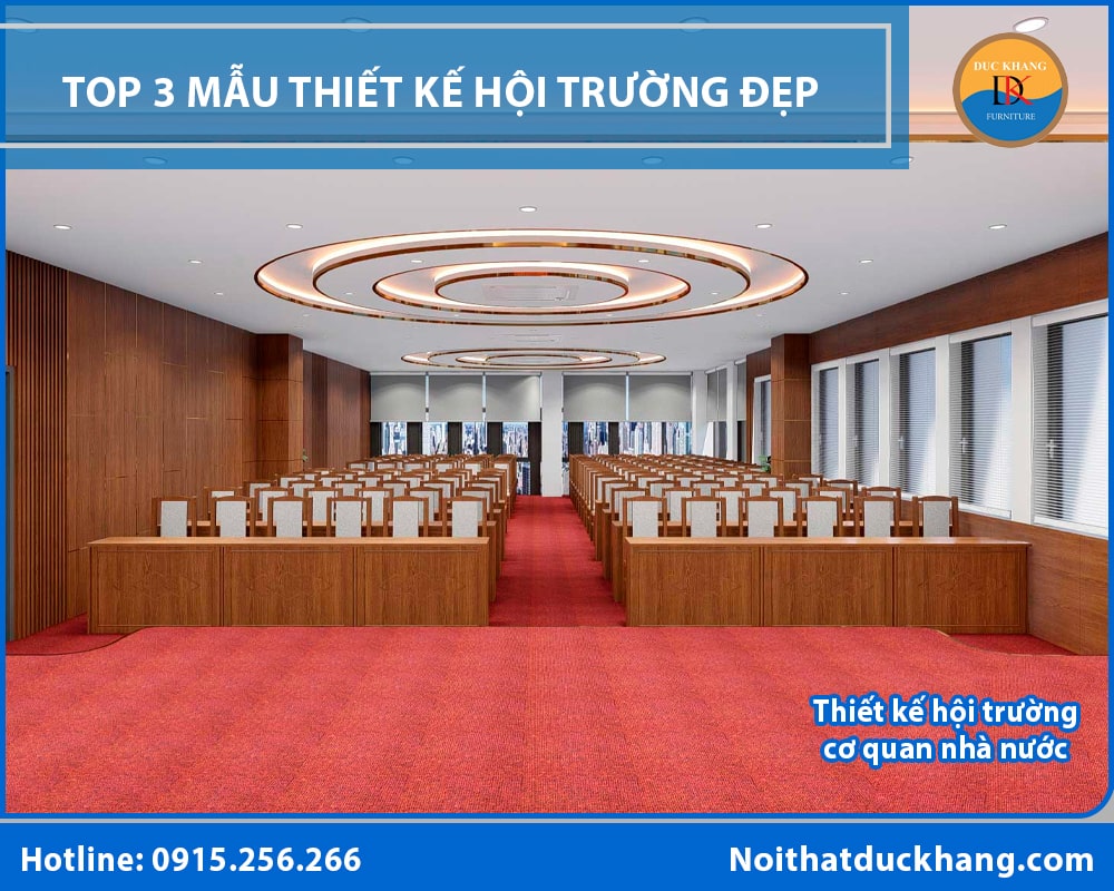 Thiết kế hội trường cơ quan nhà nước