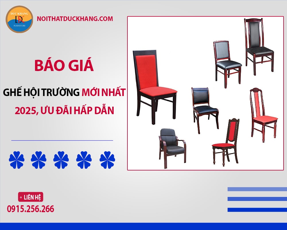 Báo giá ghế hội trường mới nhất 2025, ưu đãi hấp dẫn Báo giá ghế hội trường mới nhất 2025, ưu đãi hấp dẫn