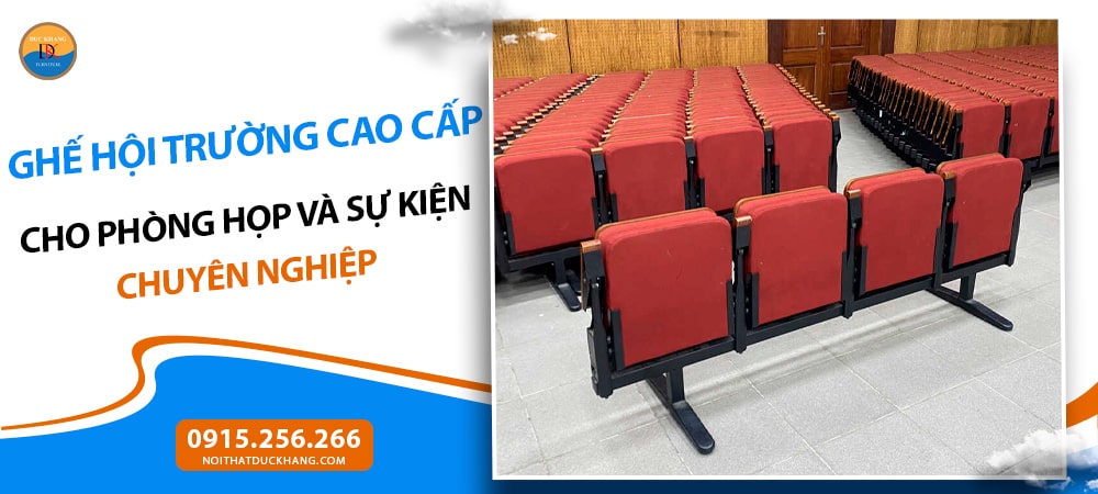 Ghế hội trường cao cấp nhập khẩu chân di động UWF-2R