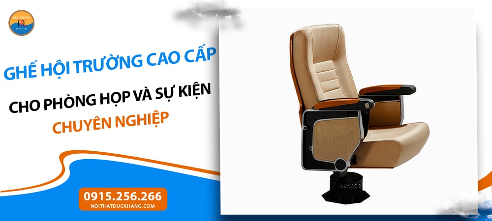 Ghế hội trường cao cấp khung ghế nhôm đúc bền chắc WH525-1
