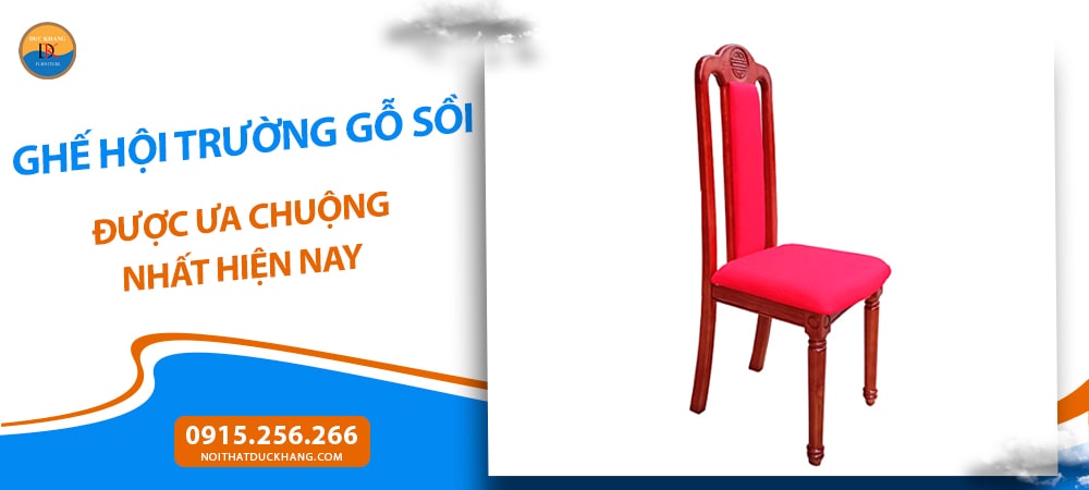 Mẫu ghế hội trường gỗ sồi bọc nệm êm ái Mẫu ghế hội trường gỗ sồi bọc nệm êm ái