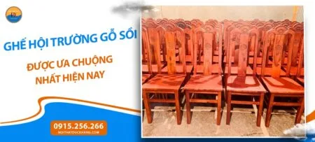 Khám phá mẫu ghế hội trường gỗ sồi được ưa chuộng nhất hiện nay