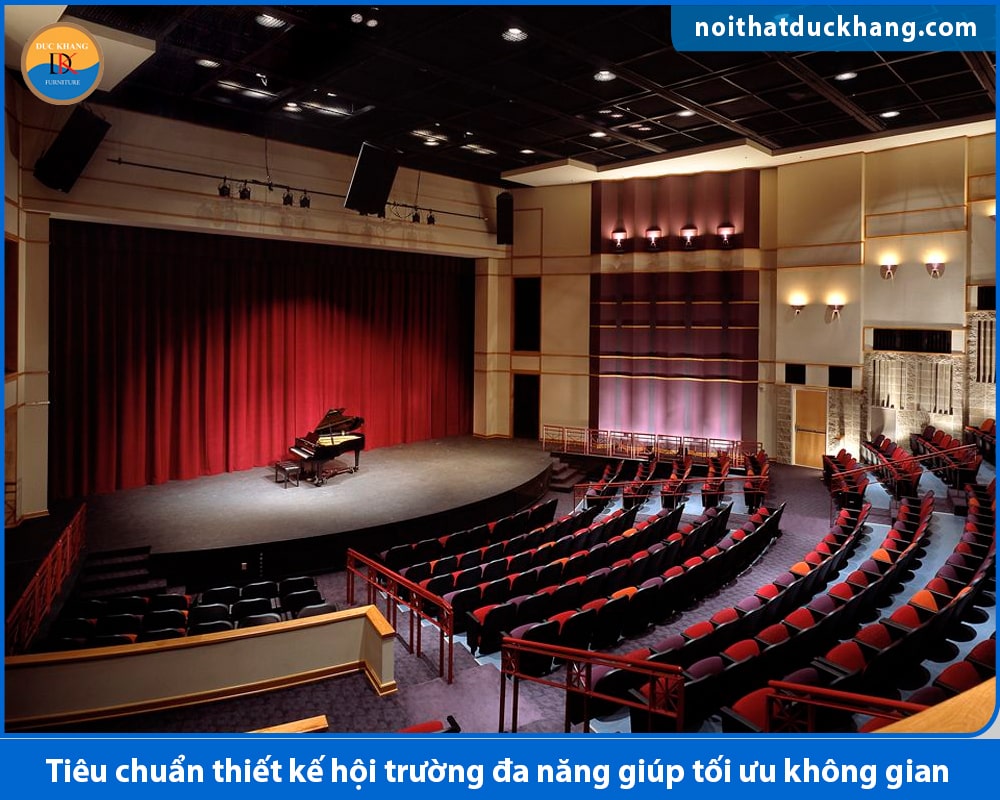 Tiêu chuẩn thiết kế hội trường đa năng giúp tối ưu không gian