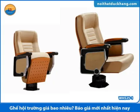 Ghế hội trường giá bao nhiêu? Báo giá mới nhất hiện nay
