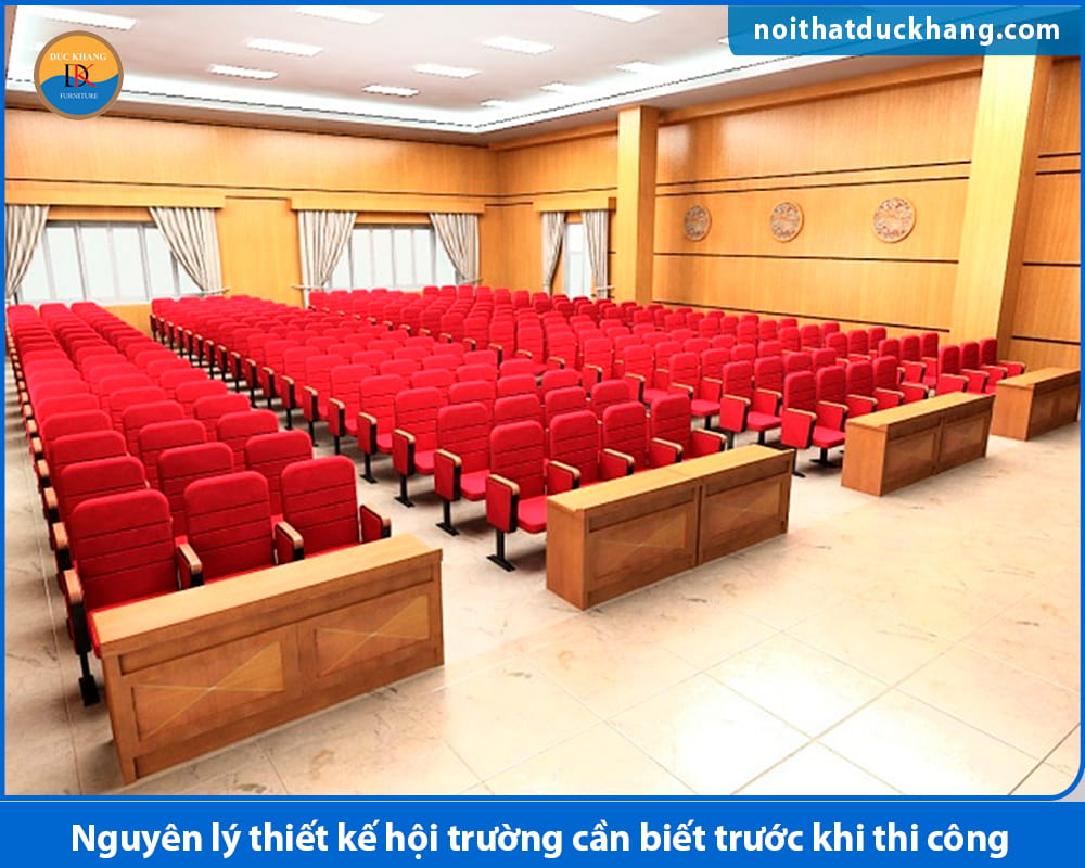 Nguyên lý thiết kế hội trường cần biết trước khi thi công Nguyên lý thiết kế hội trường cần biết trước khi thi công