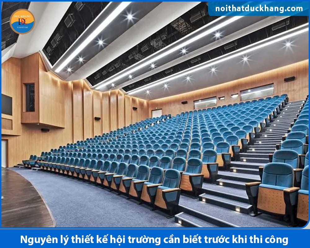 Nguyên lý thiết kế hội trường cần biết trước khi thi công Nguyên lý thiết kế hội trường cần biết trước khi thi công